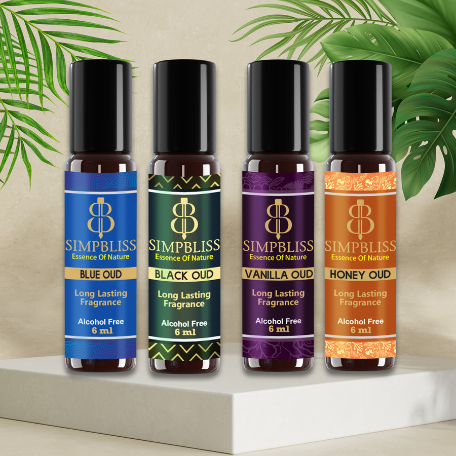 Blue Oud, Vanilla Oud, Black Oud & Honey Oud